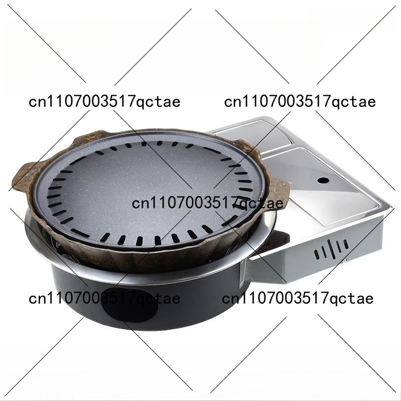 Commercial Desktop BBQ Gas Grill Smokeless Indoor Outdoor Stainless Steel Barbecue Grill for Restaurant