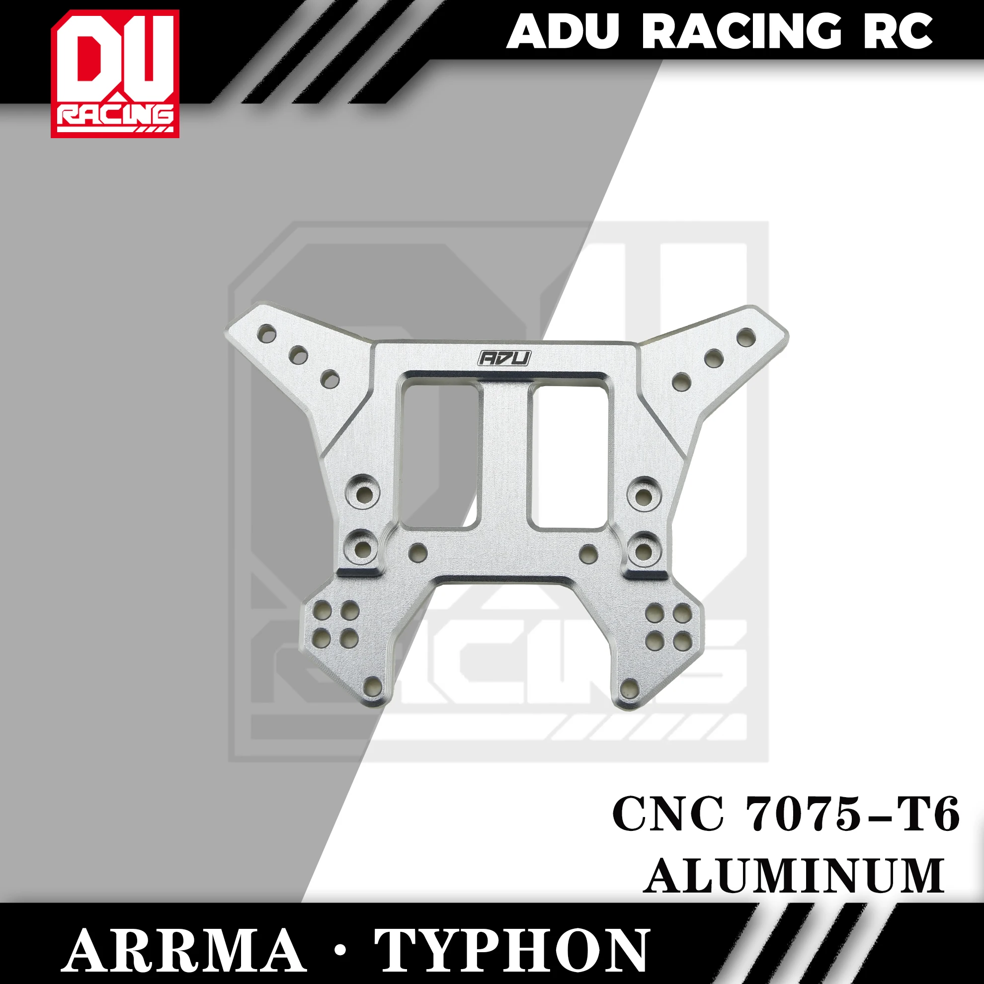 ADU Racing REAR SHOCK TOWER CNC 7075-T6 ALUMINUM FOR ARRMA 6s TYPHON v5 TLR EXB RC Car