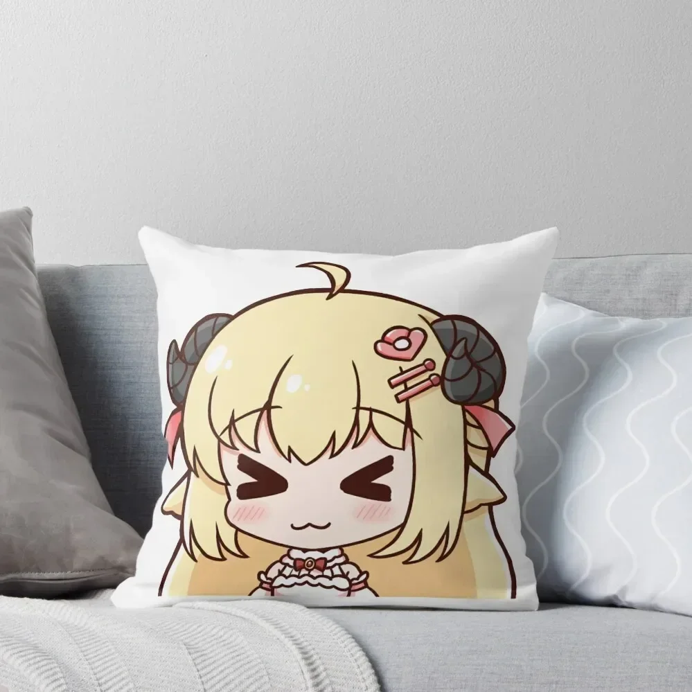 Tsunomaki Watame Chibi Throw Pillow Sofa Cushion Marble Cushion Cover Couch Cushions home decor items pillow