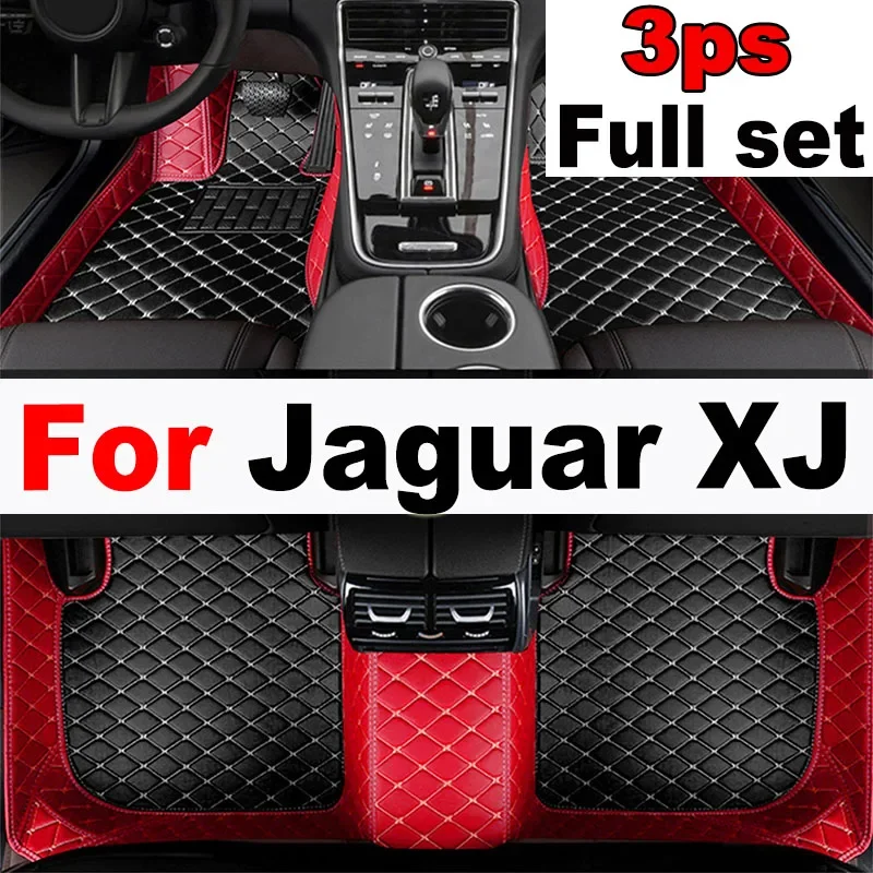 

Car Floor Mats For Jaguar XJ X351 2010~2019 5seat Durable Leather Mat Anti Dirty Pads Carpet Auto Interior Parts Car Accessories