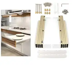 Telescopic Folding Guide Rail  Multifunctional Flat Push  Multi Section Pull-Out Cabinet  Dining Table  Drawer Slide Rail