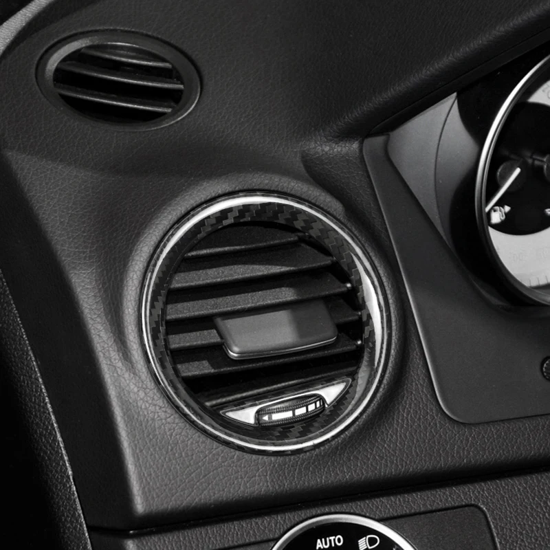 

Для Fiat Abarth 595 2012-2015 500 2008-2015 углеродное волокно, центральная консоль автомобиля, боковое вентиляционное отверстие переменного тока, накладка на рамку, наклейка