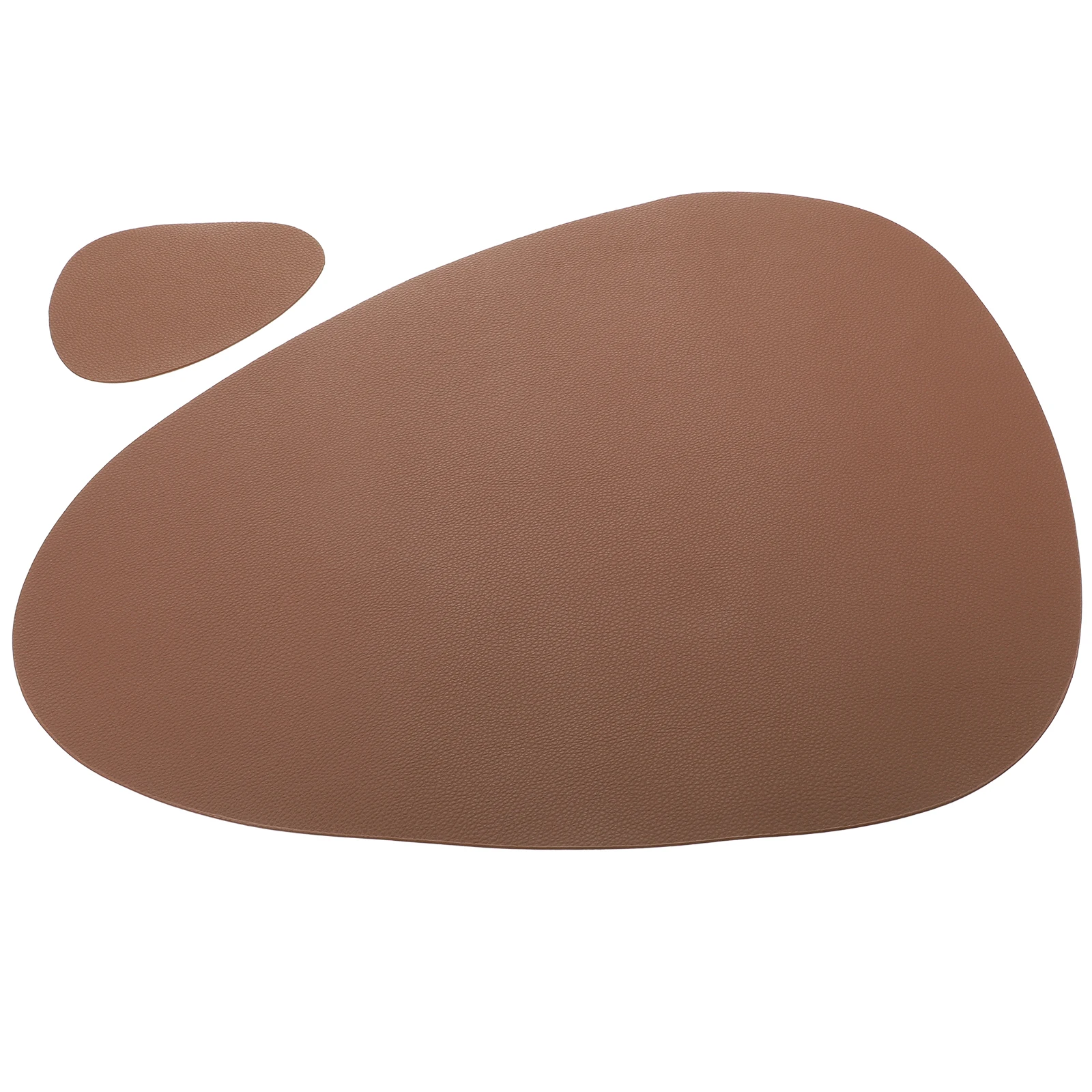 

1 set Waterproof Thermal Insulation Coasters Table Mat Dining Mats Place Pad Home Anti Skid Cup Mat Rustic Design Durability