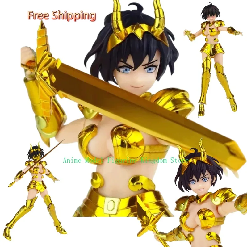 En Stock Great Toys GT Saint Seiya Myth Cloth EX Capricorn Andrea Holy Contract Figura de Acción de Caballero del Zodíaco Femenino