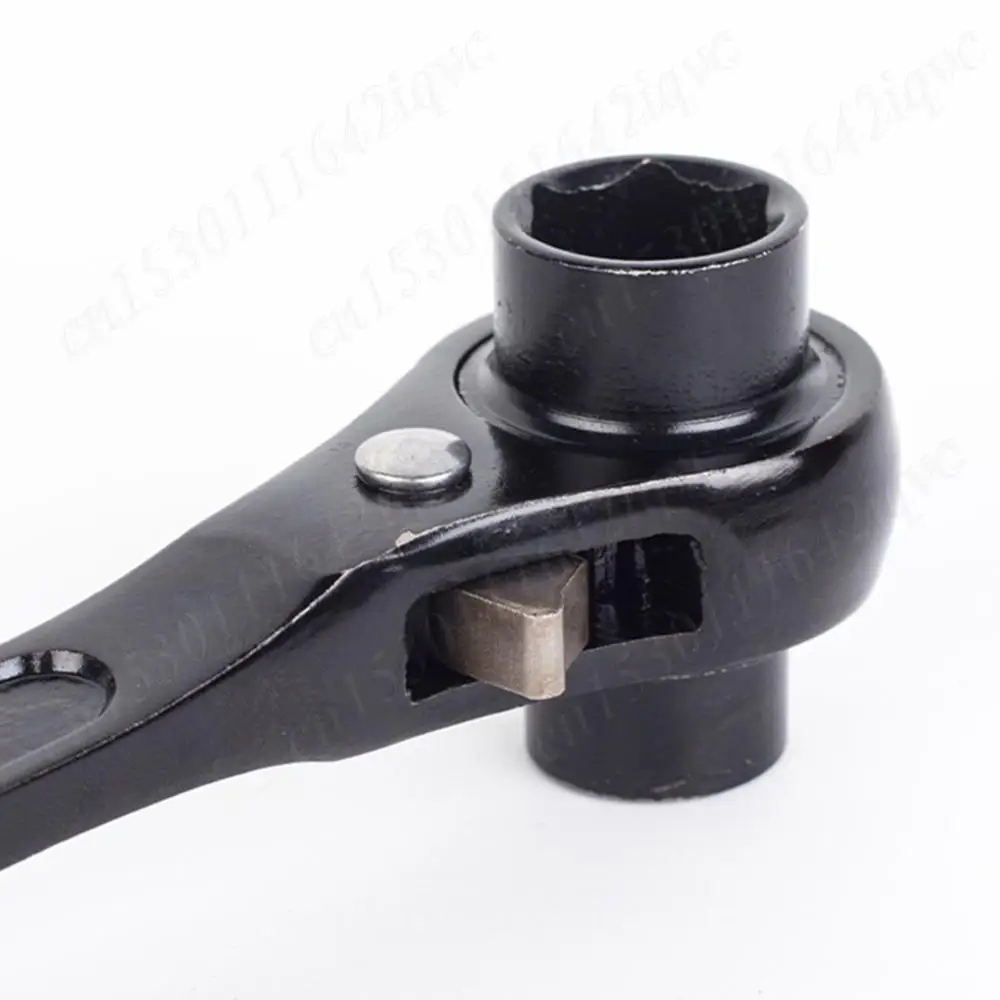 Double Head Ratchet Wrench Multifunctional End Quick Ratchet Wrench Two-way Dog Bone Ratchet Wrench Set for Machine Maintenance