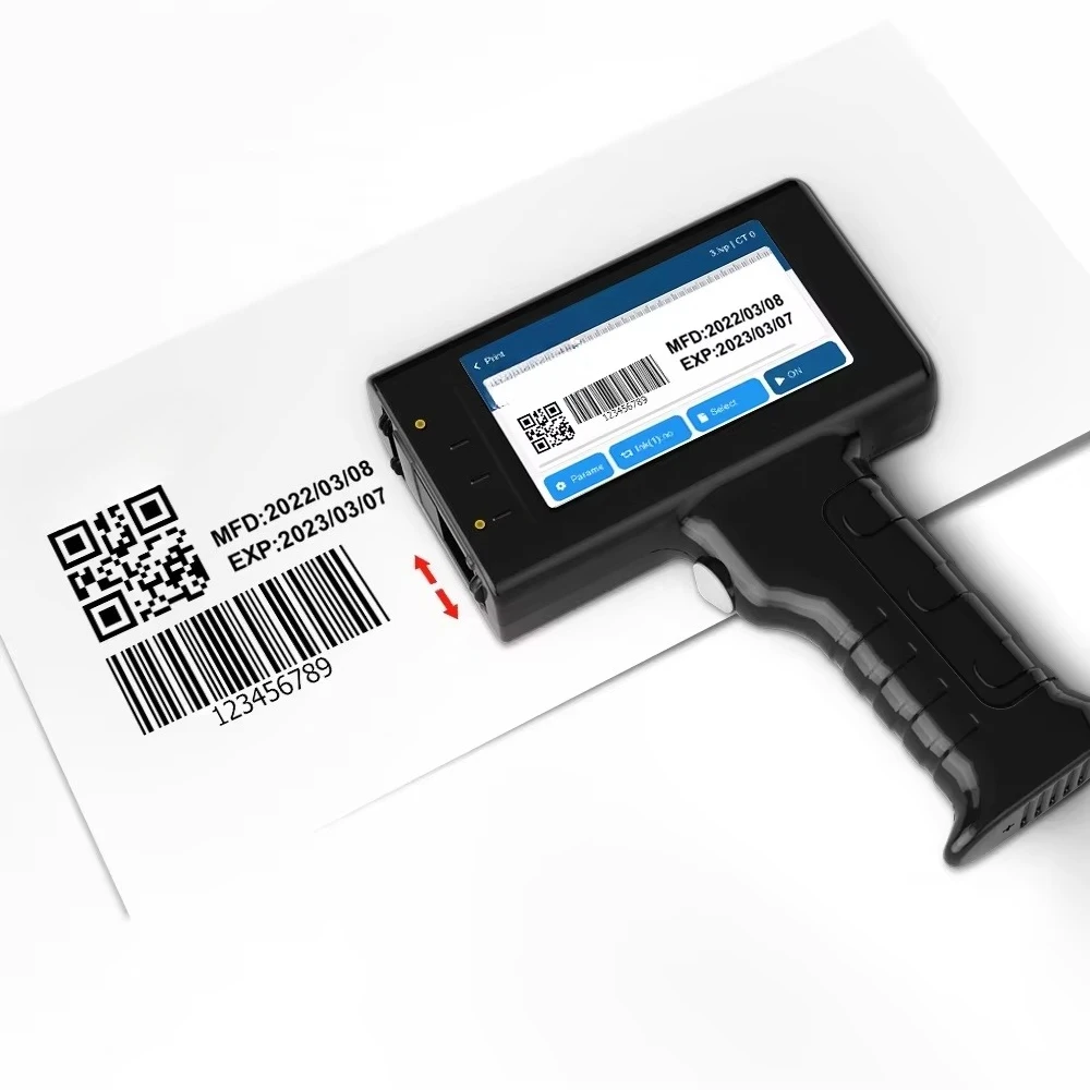Portable Hand Held Handheld Expiry Date Inkjet PrinterFactory Sale Exp Coding Machine