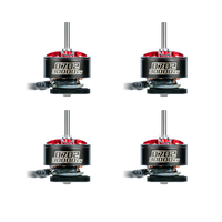 (4PCS) BETAFPV 0702 Brushless Motors(35mm)30000KV Red dish Black