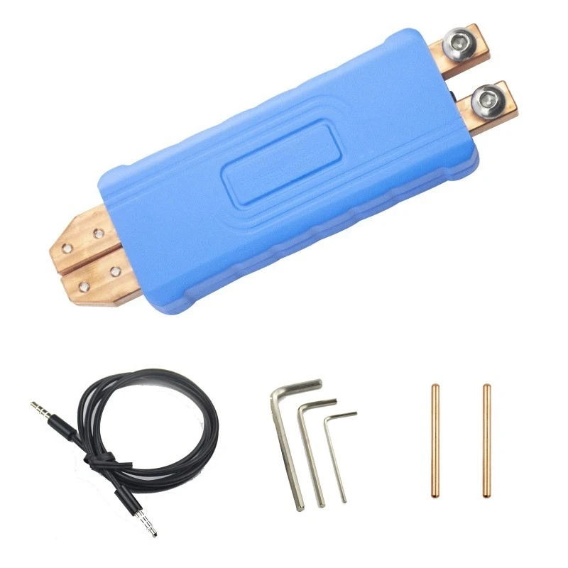 Handheld Integrated Spot Welding Pen with Trigger Switch, Pure Copper 3mm Welding Tip for 18650 Battery Pack DIY