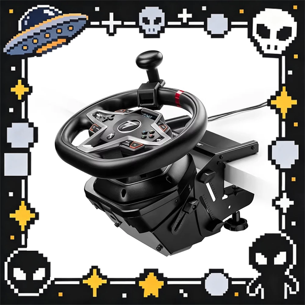 

Комплект рулевого управления THRUSTMASTER: аксессуар для симуляции вождения тяжелой техники, цельнометаллический, для игровых симуляторов вождения, подарок