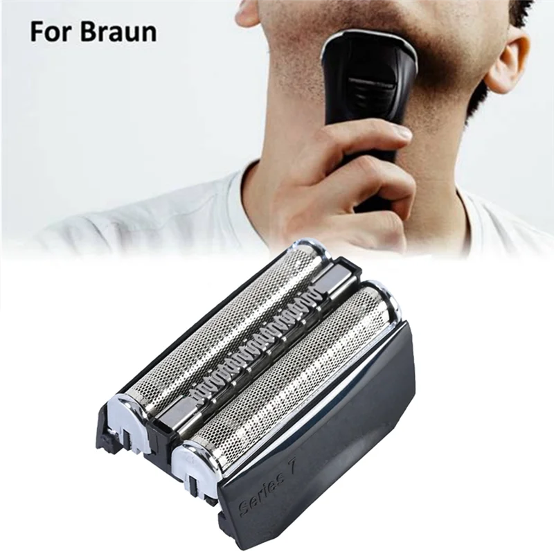 Cabeça de barbeador de substituição popular para Braun Série 7 70B Folha de barbear e cortador 720 720S-3 720S-4 720S-5 730 Cabeças de barbeador elétrico