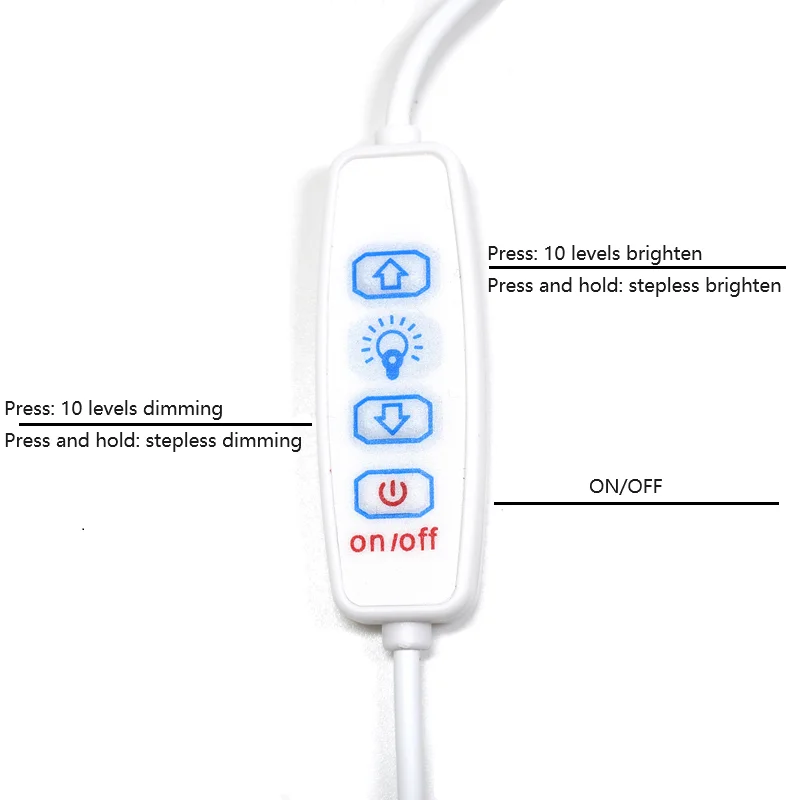 etrnLED USB Dimmable LED Adjustable Spotlight Dimmer Cable Mini Accent Light Painting Plant Jewelry Showcase Model Display Shelf