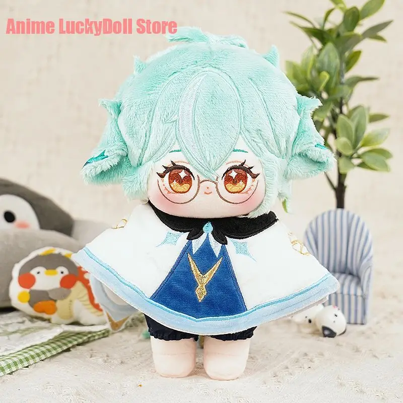 NEW Anime Genshin Impact Sucrose Plush Doll Body Plushie Dress Up Cotton Dolls 20cm Game Toys Cosplay Halloween Xmas Gift