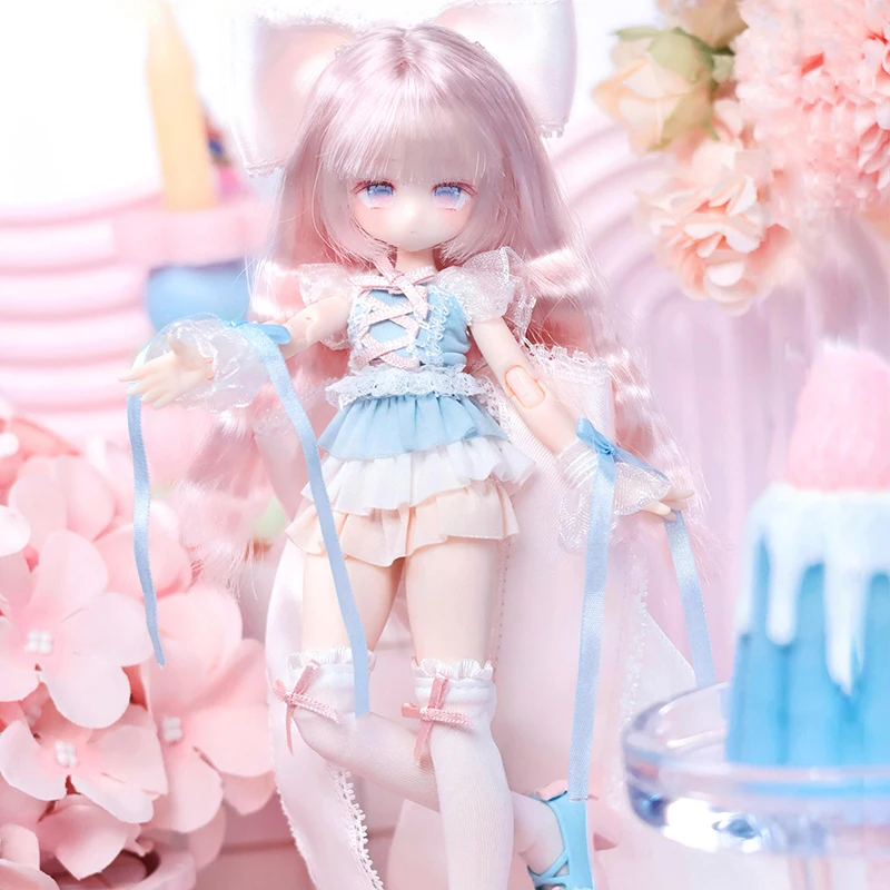 1/8 Mjd Bewegliche Puppe Mädchen Körper Serie 21 cm Trendy Anime Figuren Sammeln Girlheart Spielzeug Ornamente Geschenk