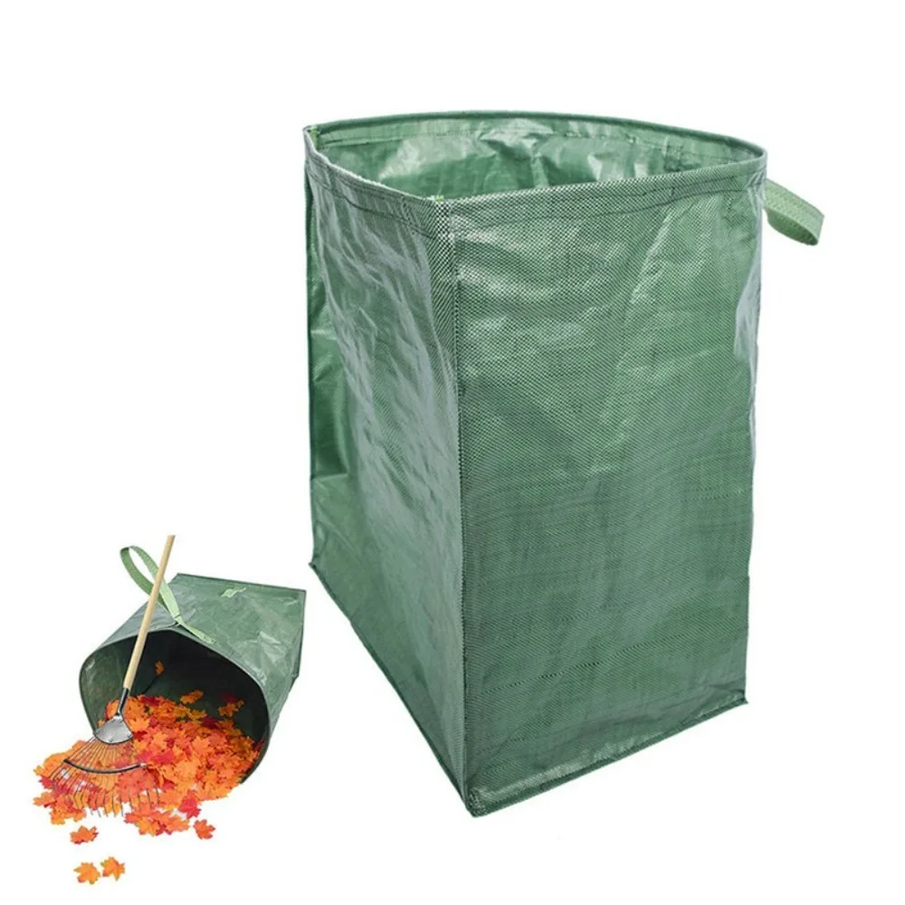 

Hot Sale Large Capacity Fallen Leaf Collection Bag with Handles Portable Cleaning Tools Practical Garden Garbage Bag Courtyard