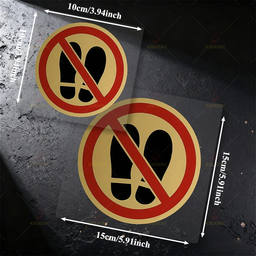 Waterproof No Entry Sign Vinyl Decal Fit Car Window Door Motorcycle Helmet Fuel Tank Windshield Scooter Body Sticker