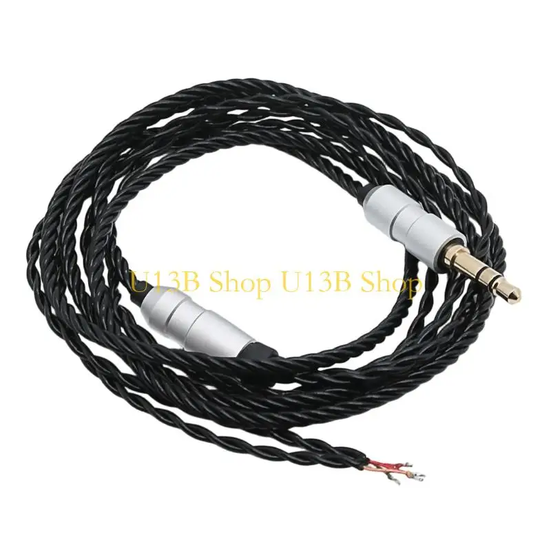 U13B Flexible 3.5mm Semi Finished Headphone Wire DIY Customizable for Audiophiles and Enthusiasts