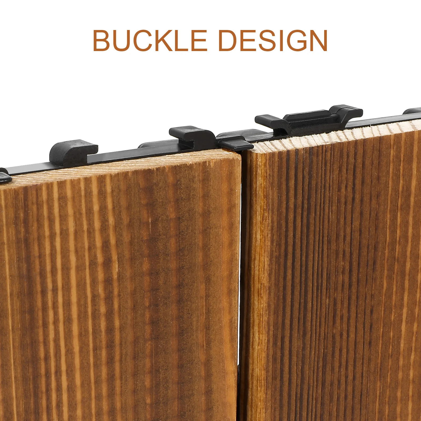 

Patio Wooden Flooring Anti-Corrosion Interlocking Deck Tiles Outdoor Flooring Garden Balcony Wood Tiles Floor Tile