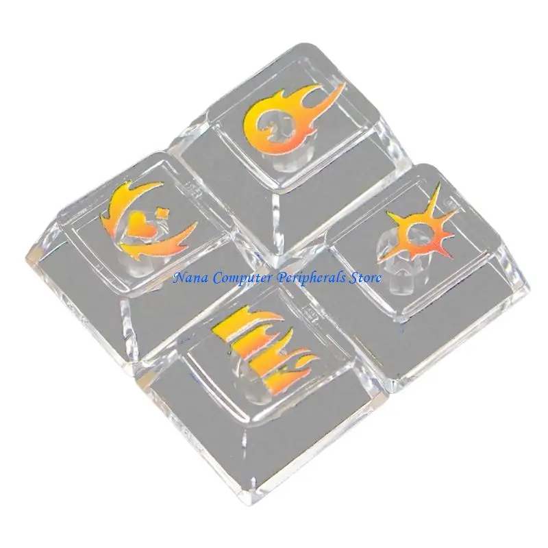 

F68C High Translucent Keycaps Enhances Backlits Effects and Long Time Use for Mechanical Keyboards