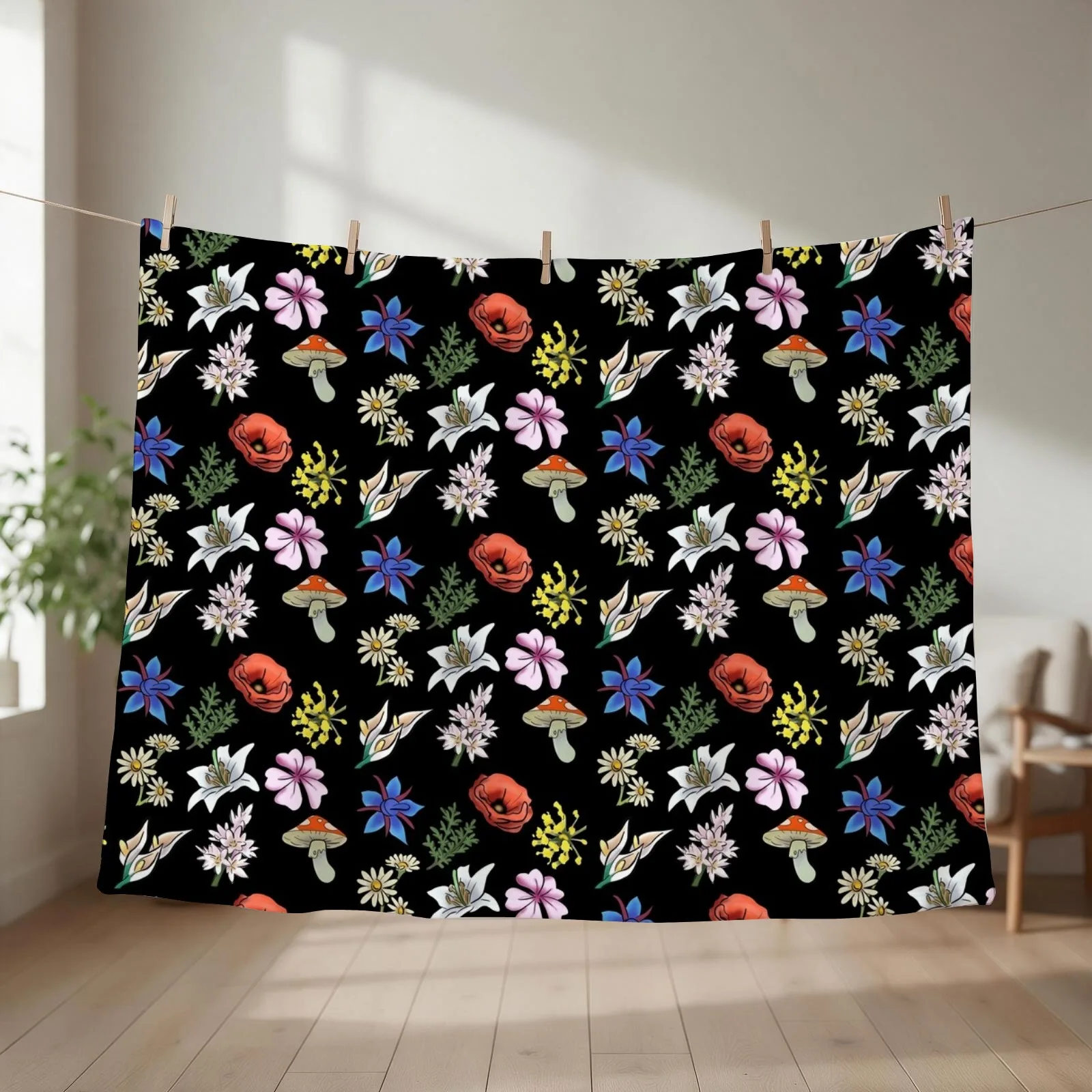SpiritFarer Spirit Flower Pack Throw Blanket Heavy Decoratives sofa bed Winter beds Blankets