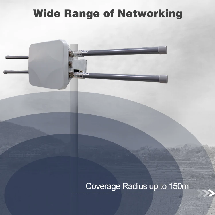 Soluzione ST IPQ5018 3000Mbps Dual Band Mu-Mimo Openwrt Router Wifi6 a lungo raggio Porta Gigabit Punto di accesso esterno wireless Wifi