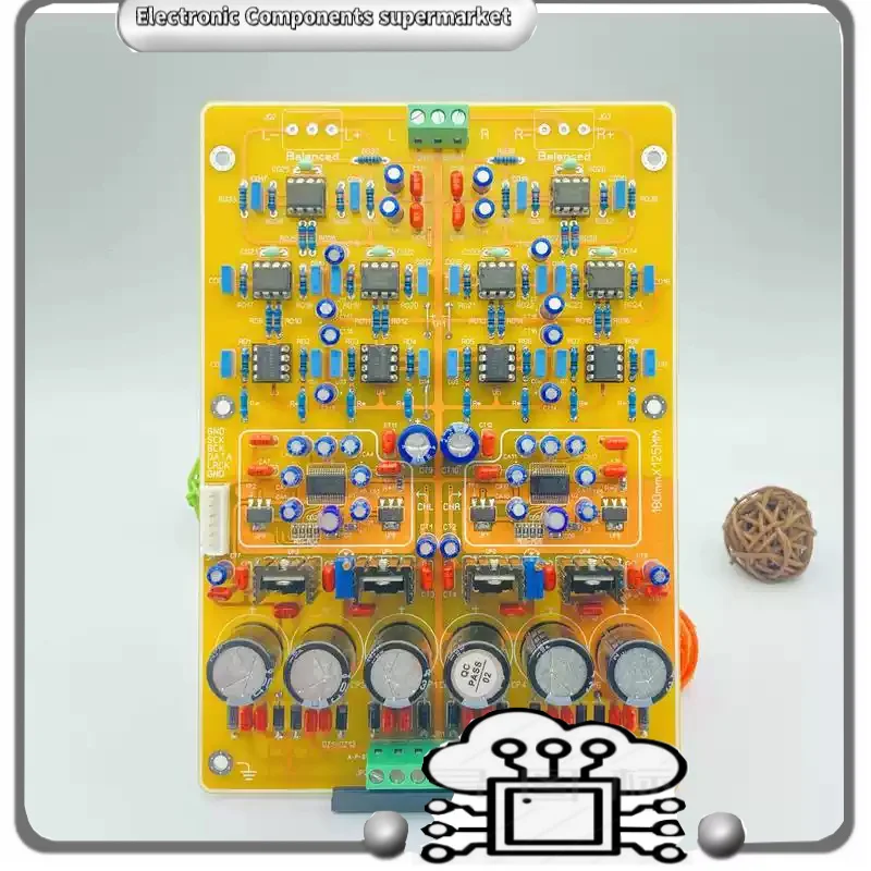 Dual PCM1794A decoding board IIS input I2S decoding balanced single-ended output