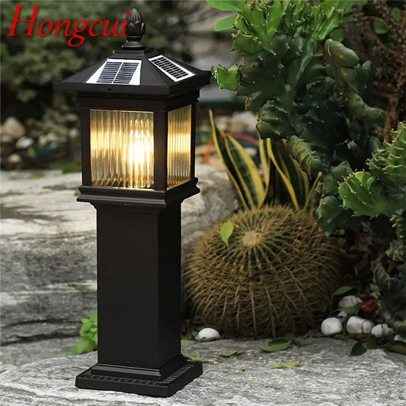 

Hongcui Contemporary Outdoor Solar Lawn Lamp LED Waterproof Villa Garden Courtyard District Residential Quarters Lawn Lamp