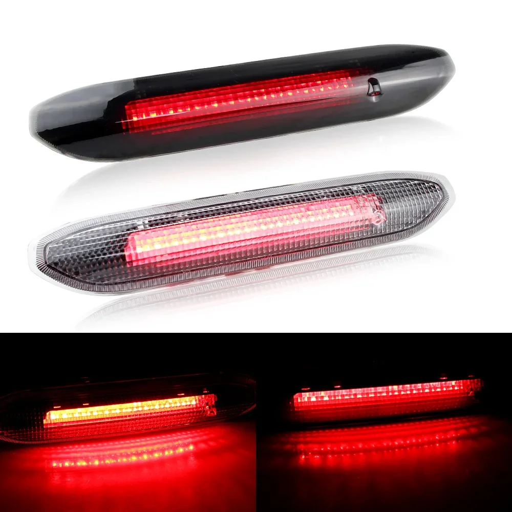 

1X Car Red Third 3rd Brake Light Centre High Mount Auto Stop Lamp Clear RED Lens For Land Rover Freelander 2 2008-2015 CANbus