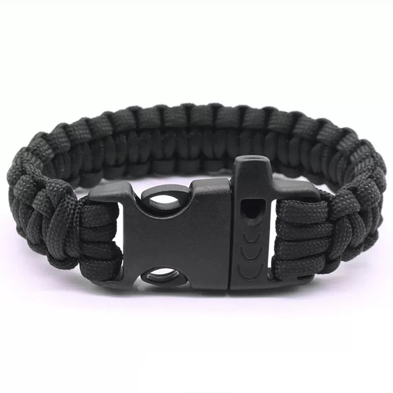 Notfall Rettungs Armband Paracord Überleben Armband Taktische Klettern Seil Outdoor Fallschirm Schnur Zubehör – Detail 5