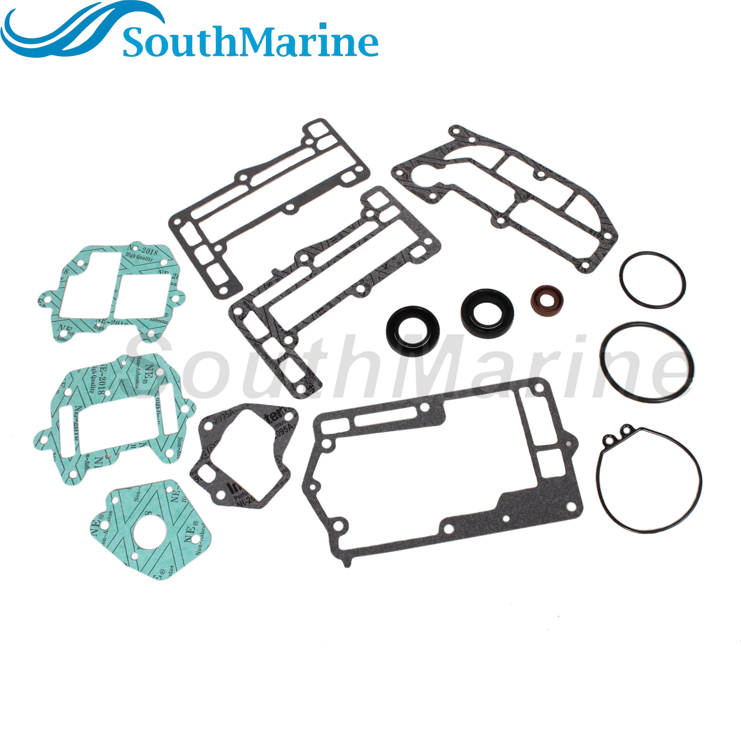 Kits de junta de embalagem inferior para Yamaha, motor do barco, 6G1-W0001-00, 6G1-W0001-01, 6G1-W0001-02, 6G1-W0001-A2, 18-99117, 6G1-W0001-A2