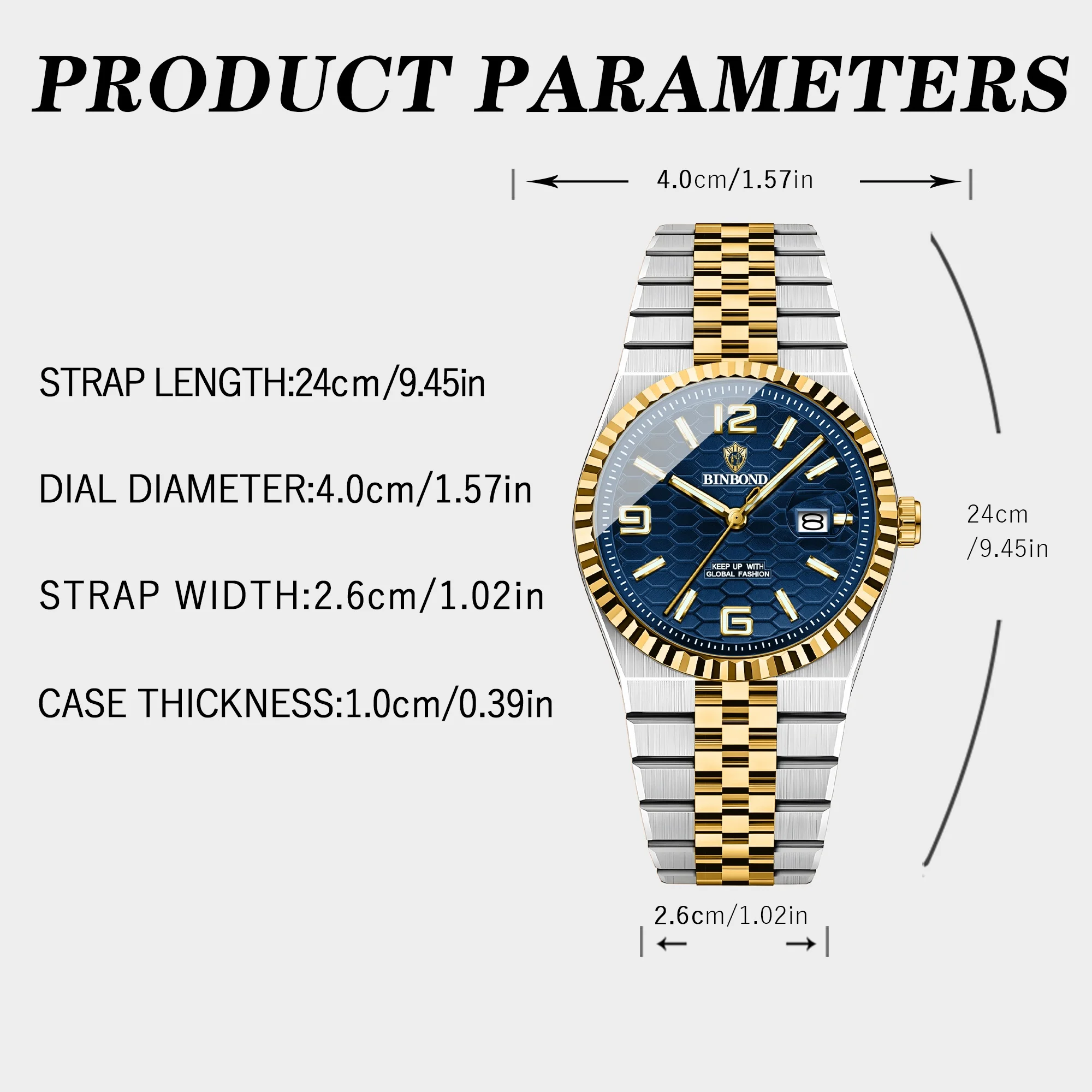 BINBOND лучший бренд класса люкс мужские кварцевые часы оригинальные часы для мужчин водостойкие светящиеся дата неделя наручные часы из нержавеющей стали мужские