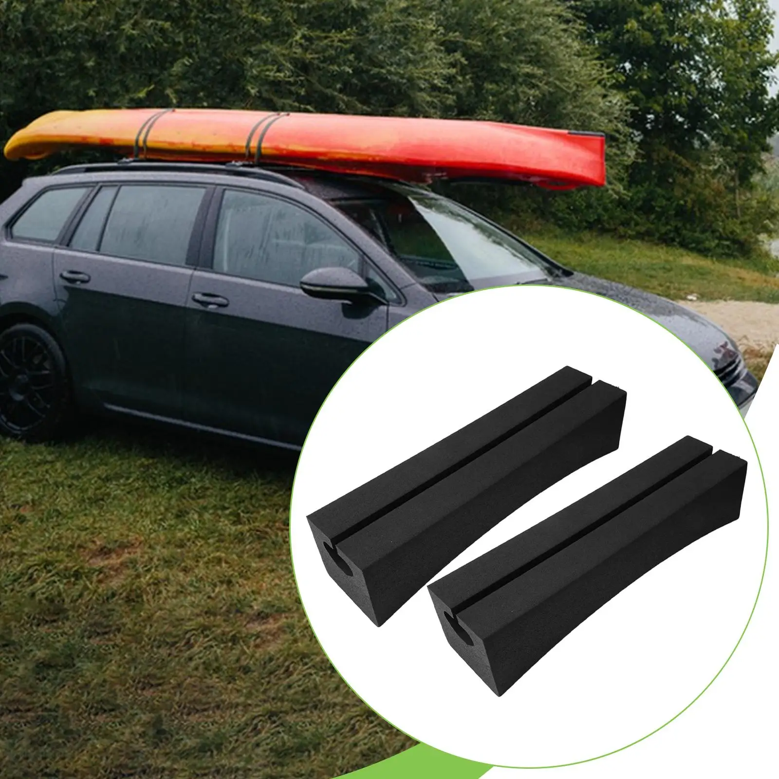 Universal Kayak Carrier Kit Soft Cushioned Car Roof Racks for Kayak Accessory Outdoor Travel