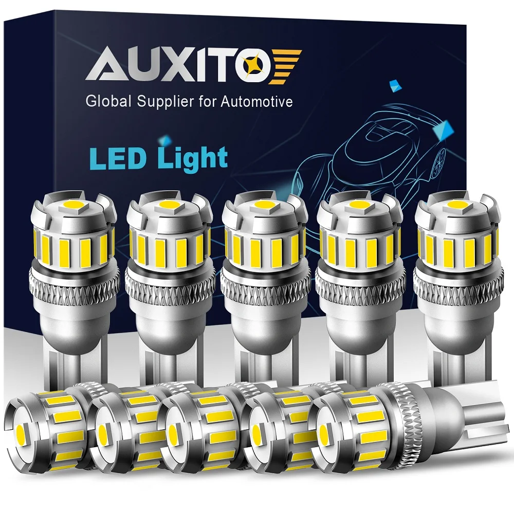 10 sztuk Canbus T10 W5W LED żarówka do lamp dla Audi BMW E39 VW Mercedes Ford samochodu marki Kia miejsca postojowego, Side Marker wnętrze auta światła