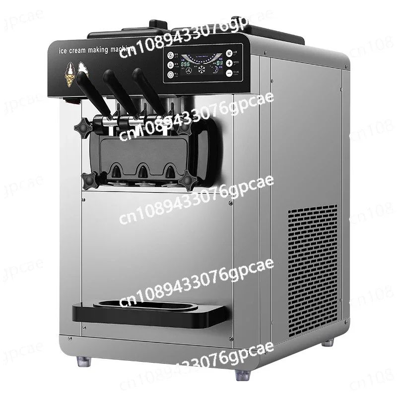 

Ice Cream Machine Large Capacity Commercial Desktop Vertical Fully Automatic Sundae Cone Soft Ice Cream Machine