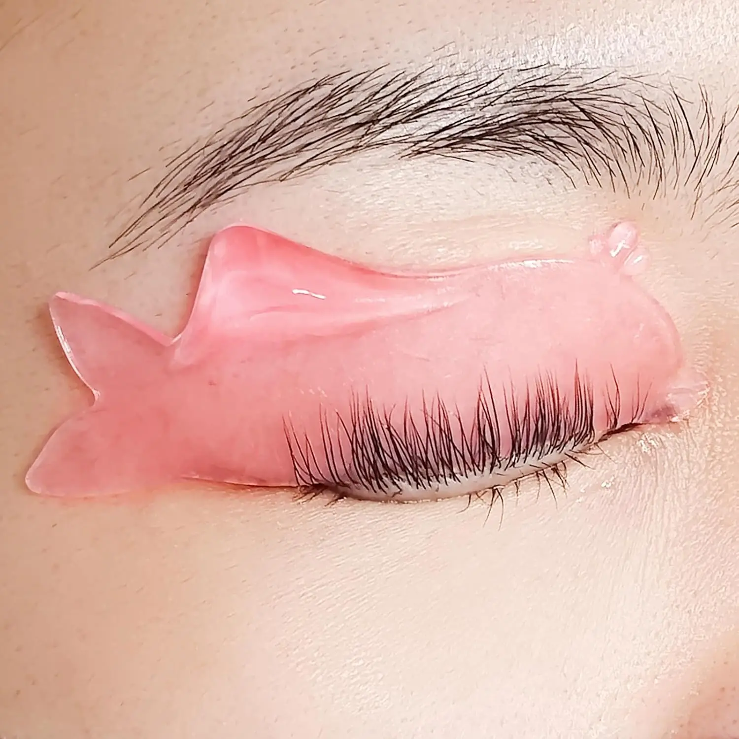Lomansa 1 Paar Korea Delphin Form Silikon Wimpern Dauerwelle Lash Rod Shield Lash Softening Pads Wimpernzange Lash Lifting Tool