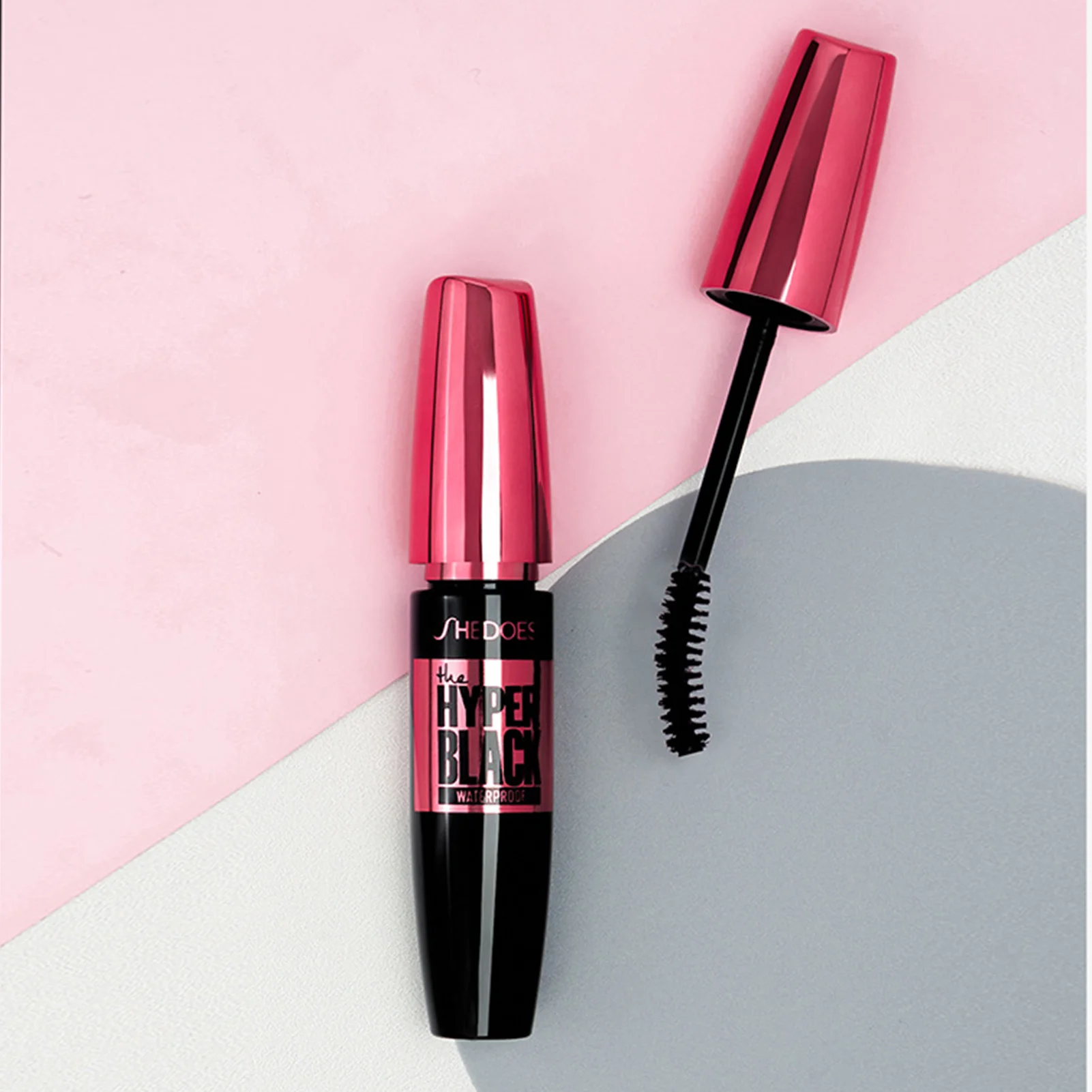 Mascara nero ciglia Mascara 4D ciglia setose allungamento ciglia trucco Mascara impermeabile Volume cosmetici per gli occhi