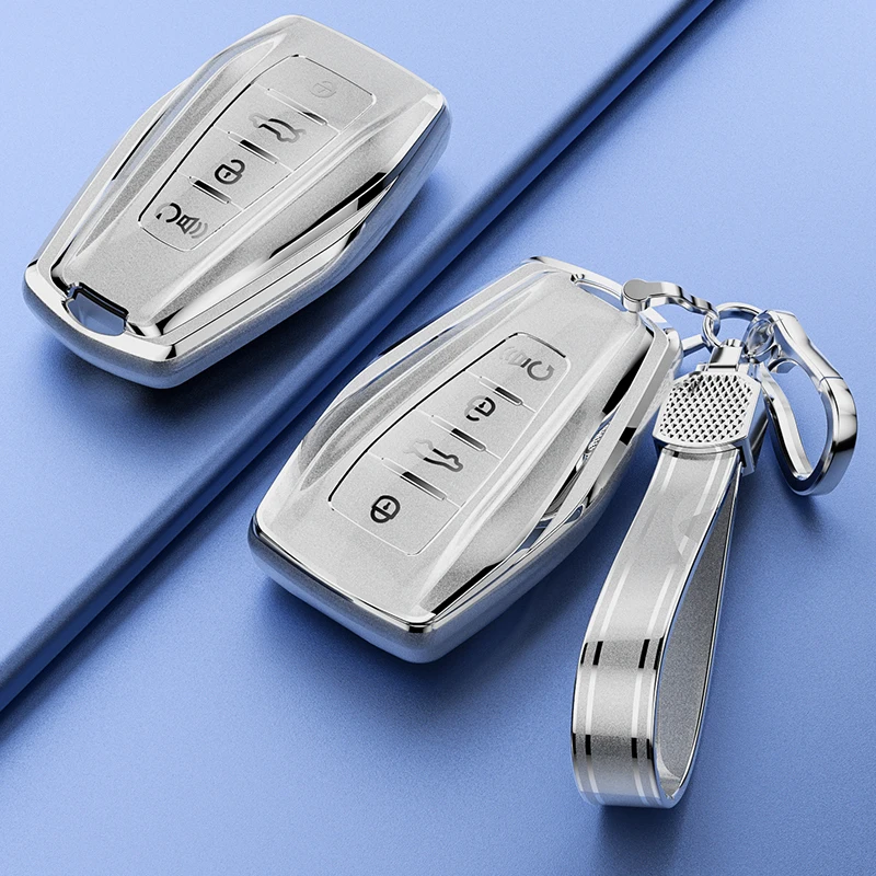 

Новый чехол для автомобильного ключа из ТПУ для Geely, многоцветный чехол для ключа Geely Coolray 2024 X6, аксессуары Emgrand Global Hawk GX7