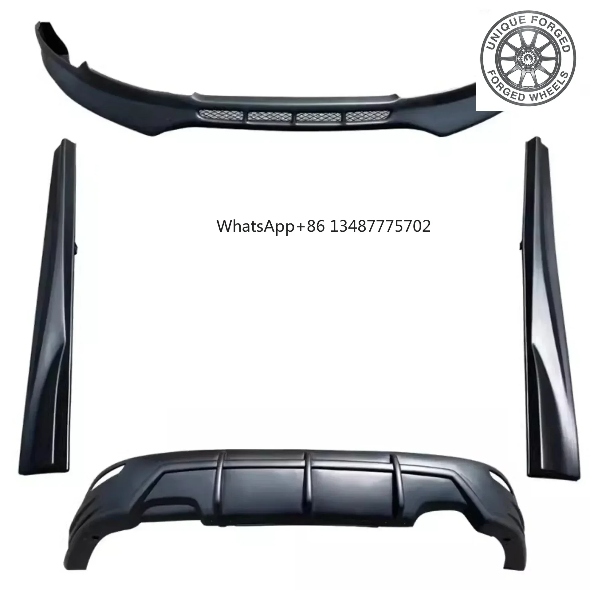 26style Front Rear Lip Side Skirt For Ford Focus 2012 Hatchback Sedan Convert Surround Car Accessories