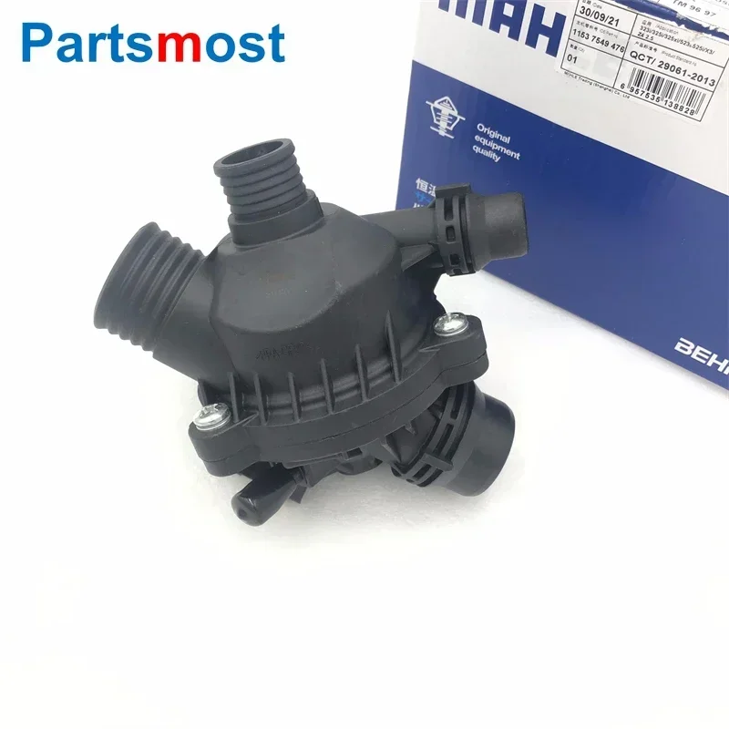 256201 TM1497 TM9697 11537549476 For BMW E60 E82 83 85 88 E90 91 92 X3 Z4 Coolant Thermostat & Housing 128i 135i 323i 325xi 328i