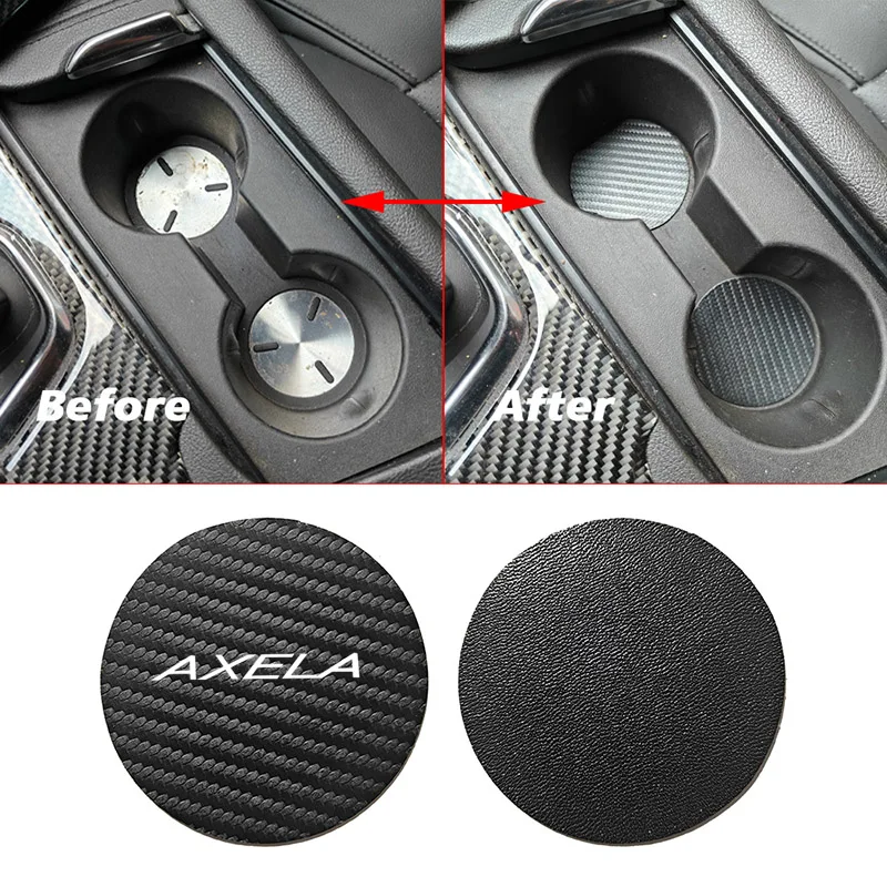 Car Styling Car Water Cup Pad For Mazda CX-5 CX-7 CX-9 CX-30 CX-60 CX-90 MX-5 BT-50 RX-7 RX-8 DEMIO MS MPV ATENZA PREMACY AXELA