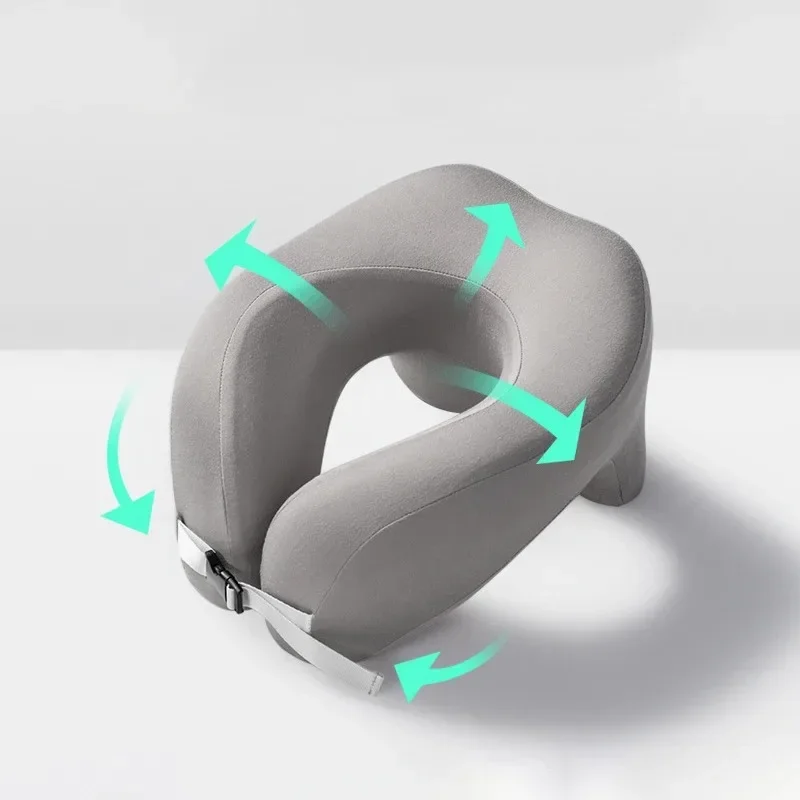 U Shaped Memory Foam Neck Pillow Cervical Protection Portable Travel Pillow for Driving Office Napping Students