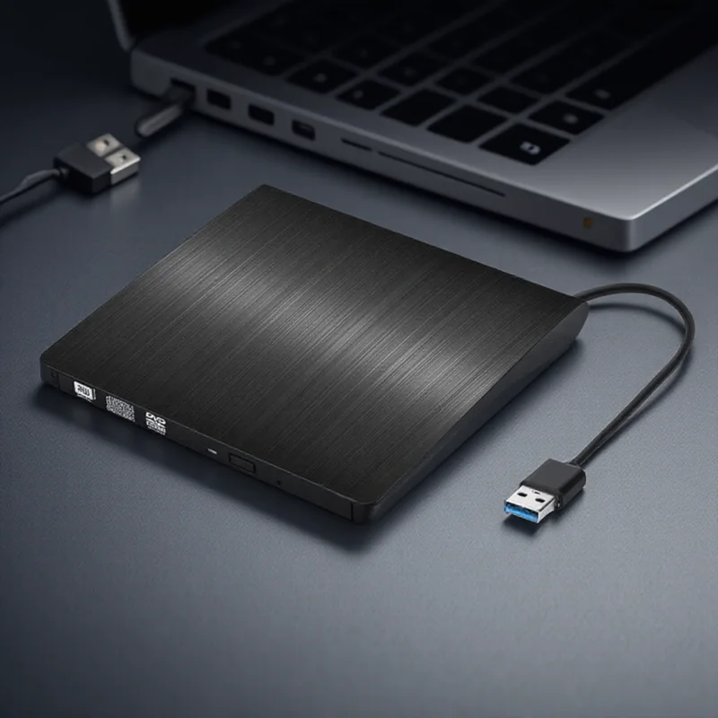 Grabador externo de unidad de CD y DVD USB 3,0 para ordenador portátil, PC de escritorio, Windows, Mac, Linux, compatible con