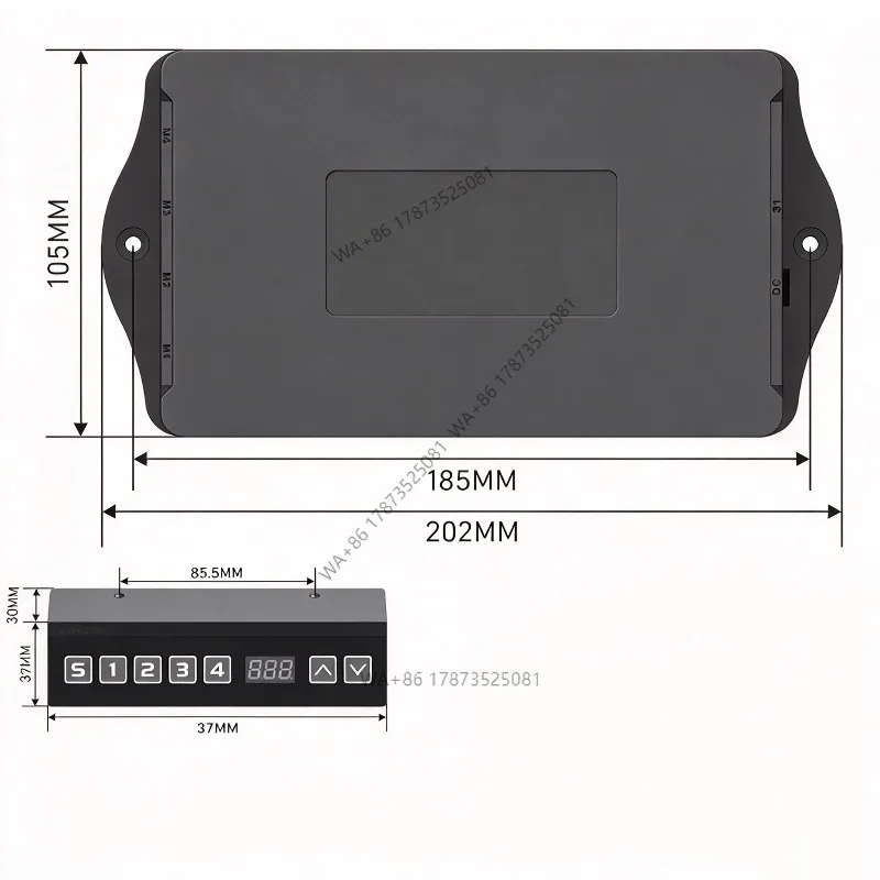 3000N Load 4Pieces Linear Actuators with Synchronous Control Hall Controller Set(1V4) 30kg~300kg DC24V 50MM~1600MM Stroke