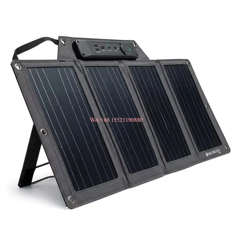 WMWMNU Foldable Portable Solar Panel 100W 200W for Portable Power Station Charging