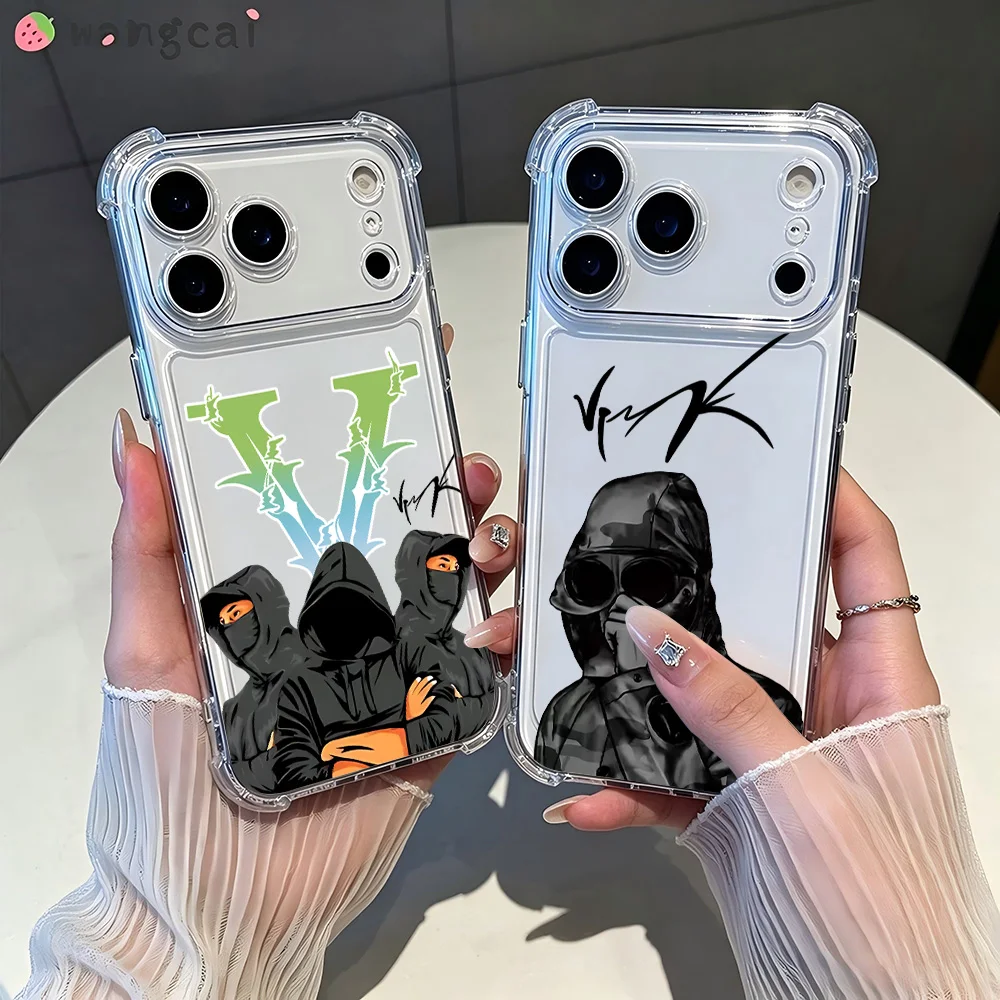 New Fashion Hot V-Vrunks Phone Case For Samsung Galaxy S26 S25 S24 S23 S22 S21 S20 Edge FE Ultra Plus 4G 5G Anti Fall Clear TPU