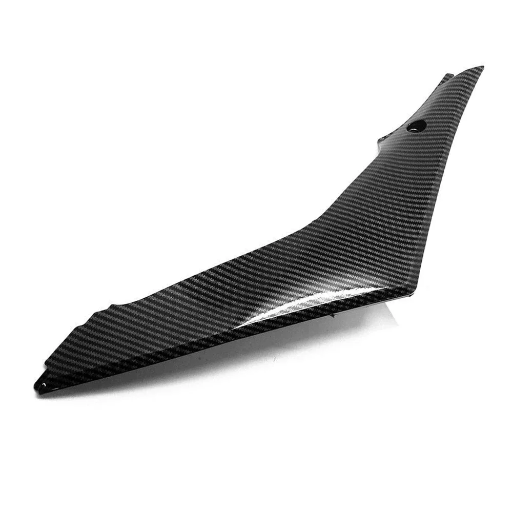 1x Gas Tank Side Trim Cover Fairing Decor Carbon Fiber For SUZUKI GSXR 1000 2007 2008 Replacement Automobiles Parts