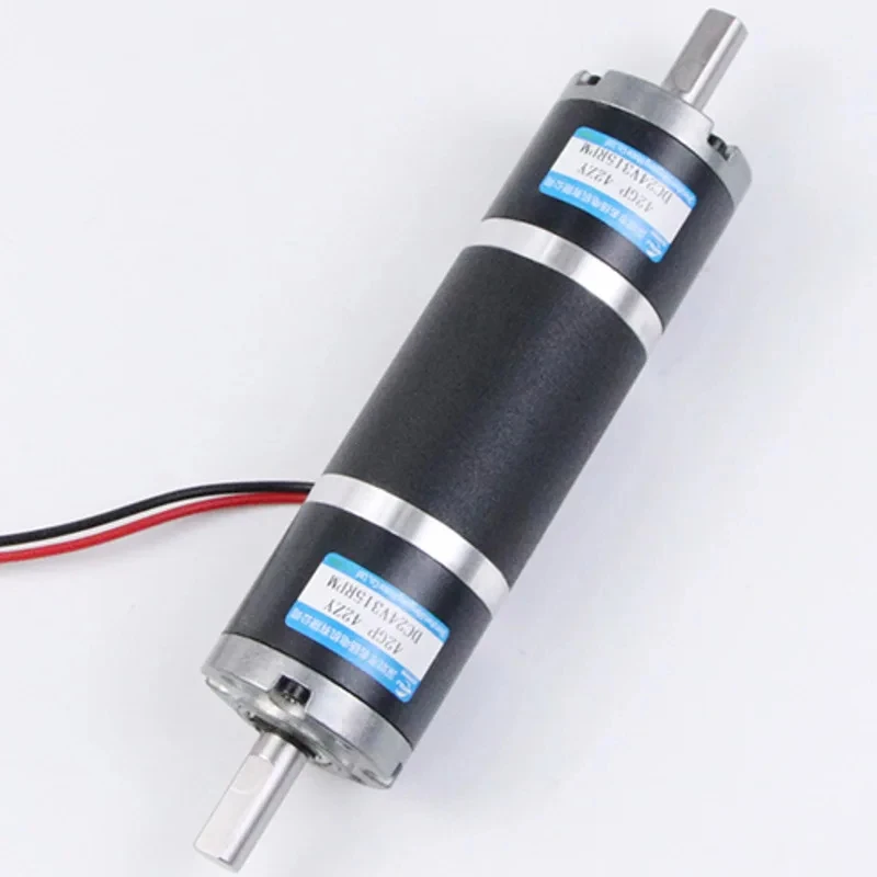 Imagem -06 - Motor de Redução dc 12v 24v 42gp42zy Eixo Duplo Grande Torque Ajustável Baixa Velocidade Motor Pequeno