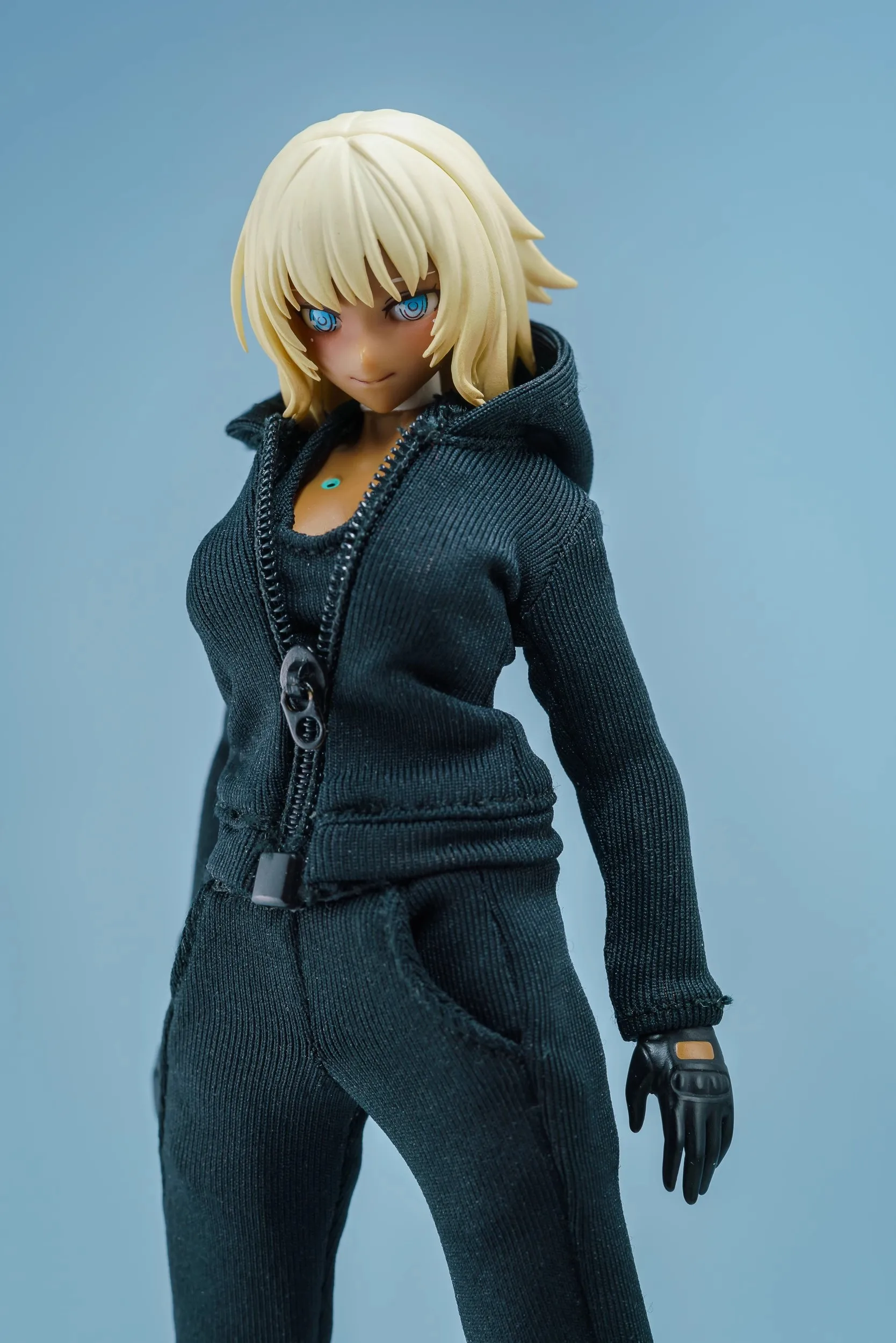 

1/12 Female Soldier Fashion Hoodie Pants Vest Sports Suit Jacket Model Fit 6'' Action Figure Body In Stock