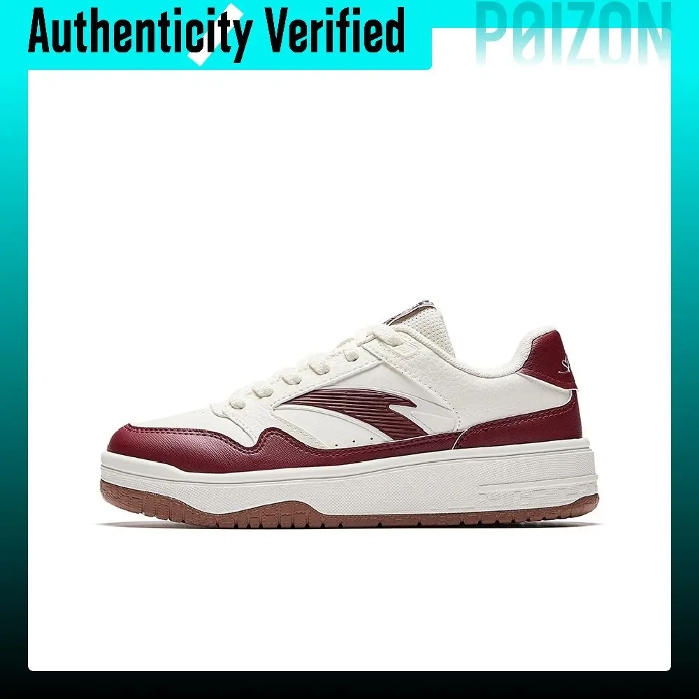 Anta Street Rebel 3 Low top Skateboard Shoes Women's White Red 922548077-3