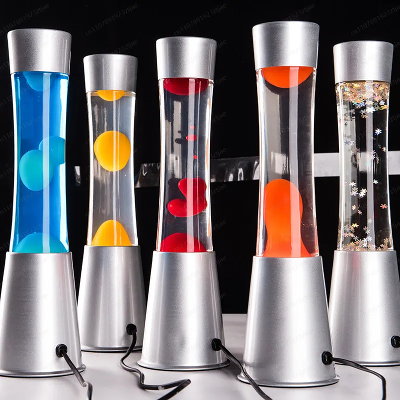 Viral Style Lava Lamp Hourglass Shape American Design for Living Room Bedroom Dining Table Multiple Colors Creative Home
