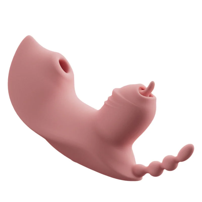 Active Point Sucking Licking Nest Wearable Vibrator for Women, Three-Point Vibration Masturbation Device, Adult Sex Products Dro